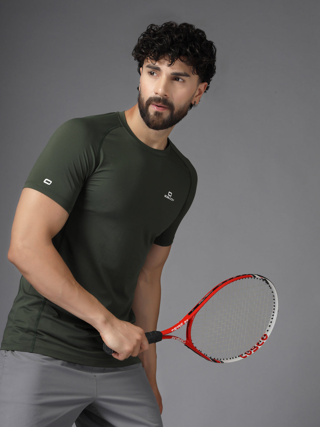 GoBuddy Men's Fitted Compression T Shirt
