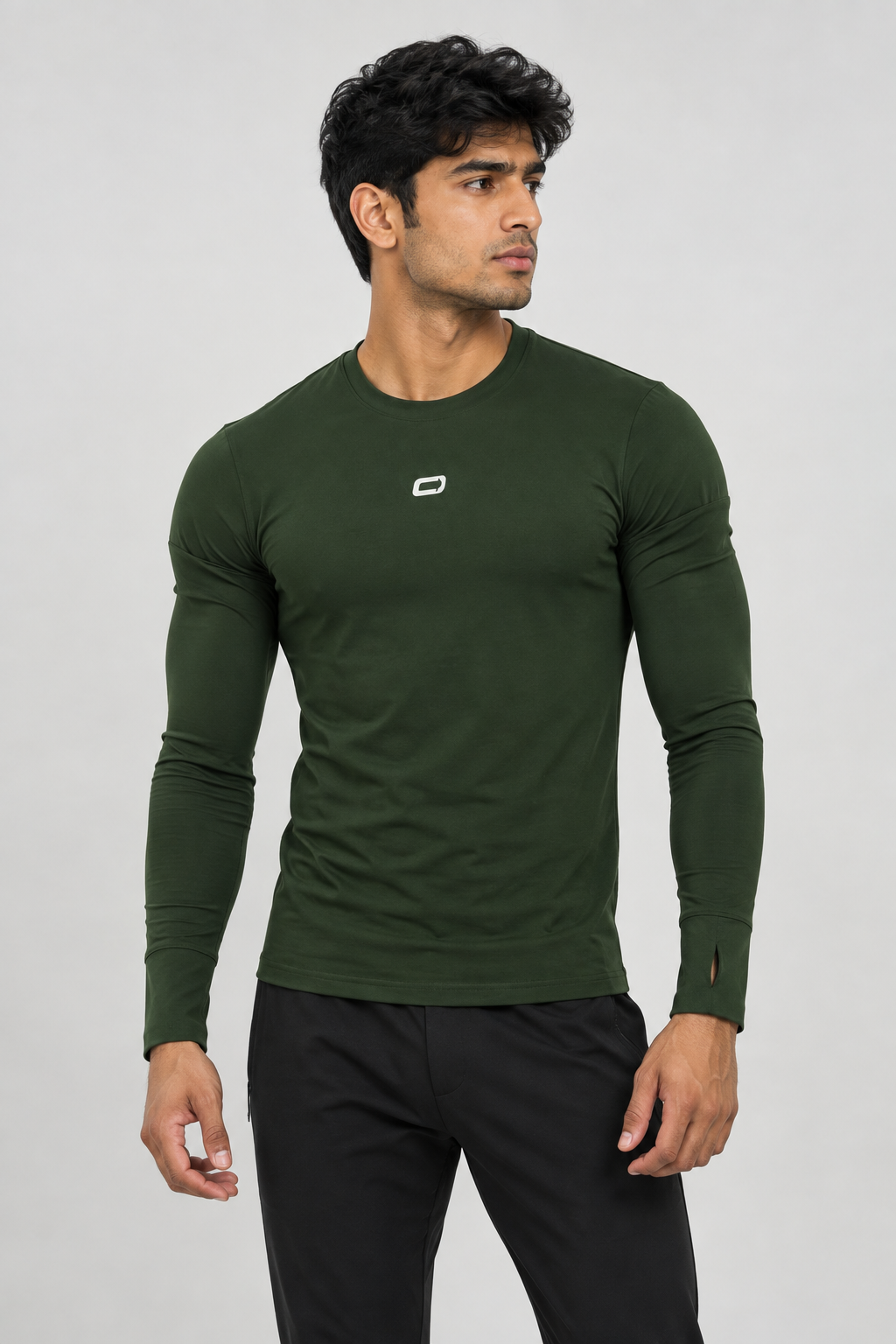 GoBuddy Men's Fitted Full-Sleeves Compression T Shirt