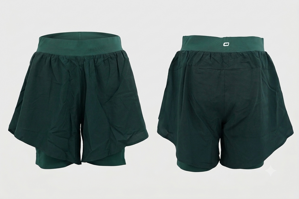 GoBuddy Women's Shorts with Tights — Bristo Lake / Emerald