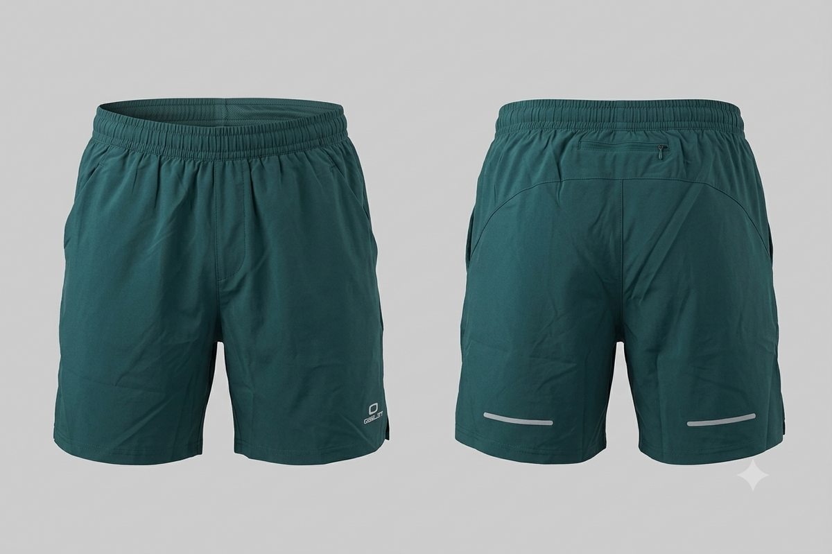 GoBuddy Men's Regular Shorts with Full Lining — Sea Green